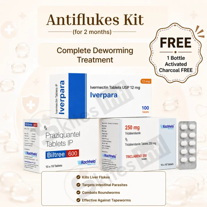 Anti Flukes kit (For 2 months)