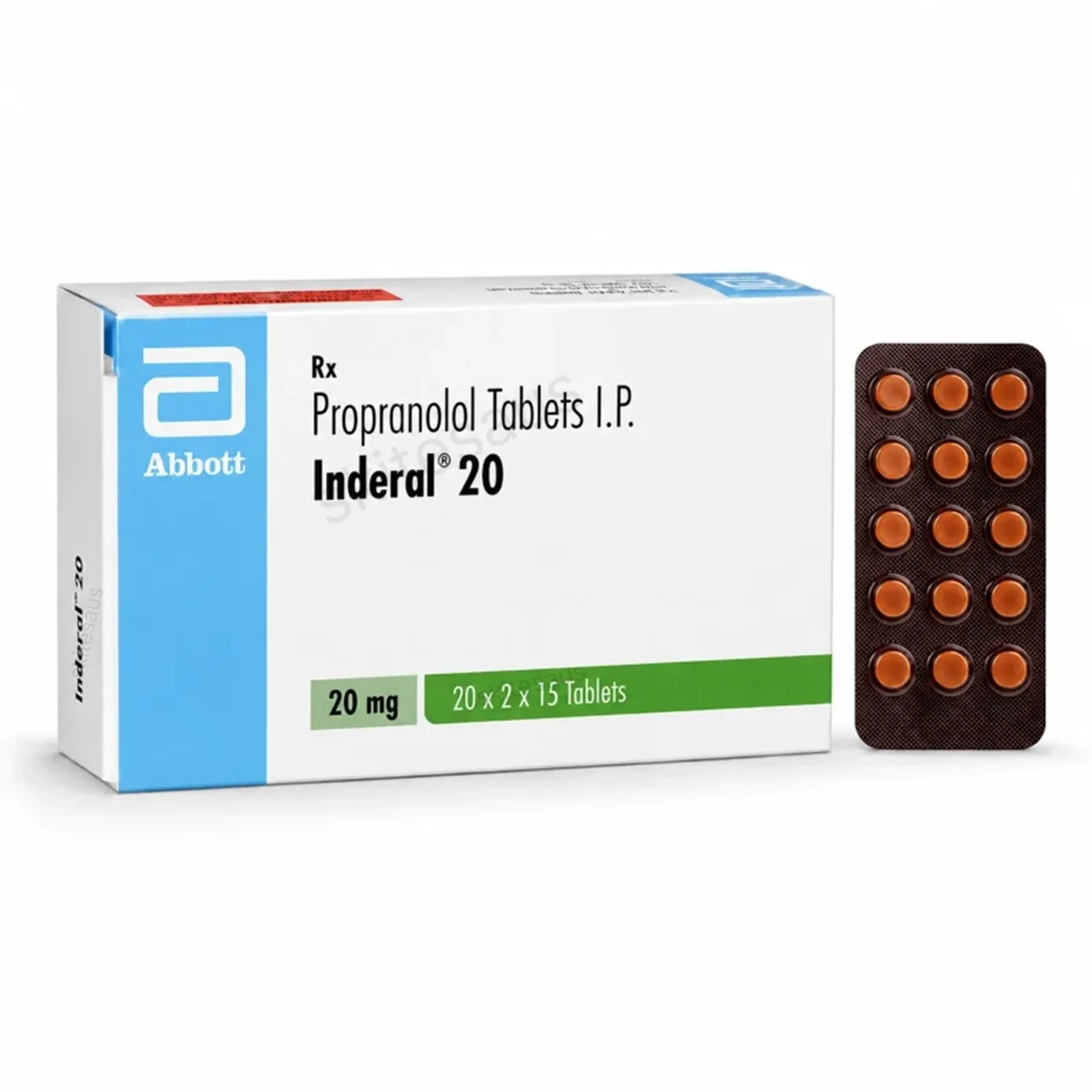 Propranolol 20mg (Inderal 20mg)