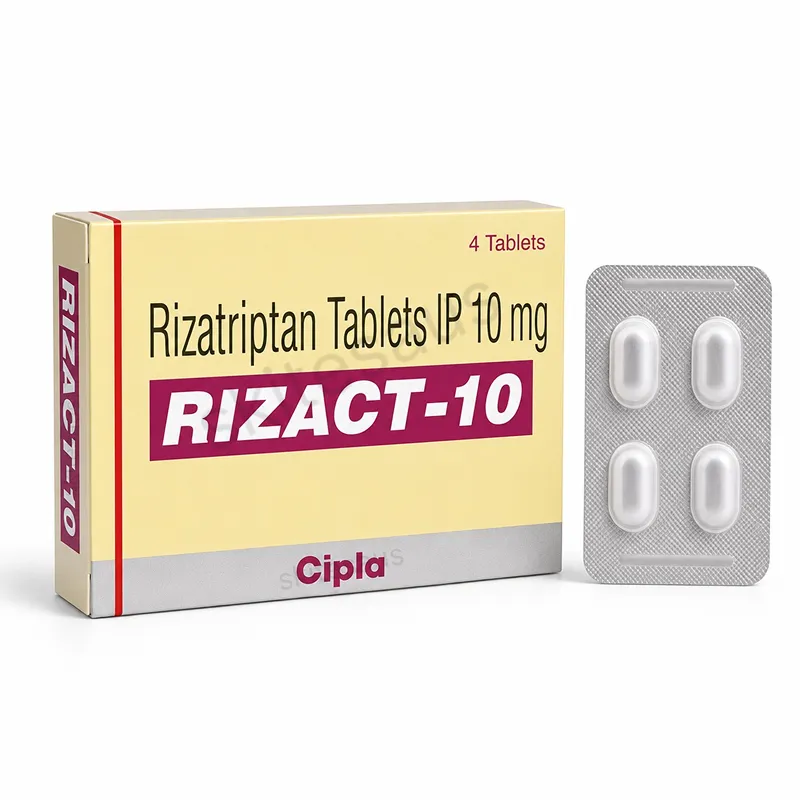 Rizatriptan 10mg (Rizact 10)