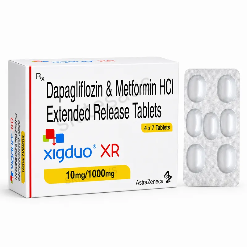 XIGDUO 10 MG /1000 MG ( DAPAGLIFLOZIN / METFORMIN )