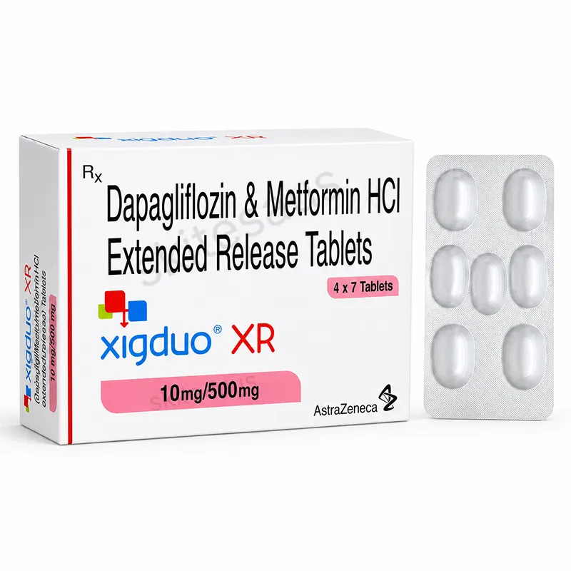 XIGDUO 10 MG /500 MG ( DAPAGLIFLOZIN / METFORMIN )