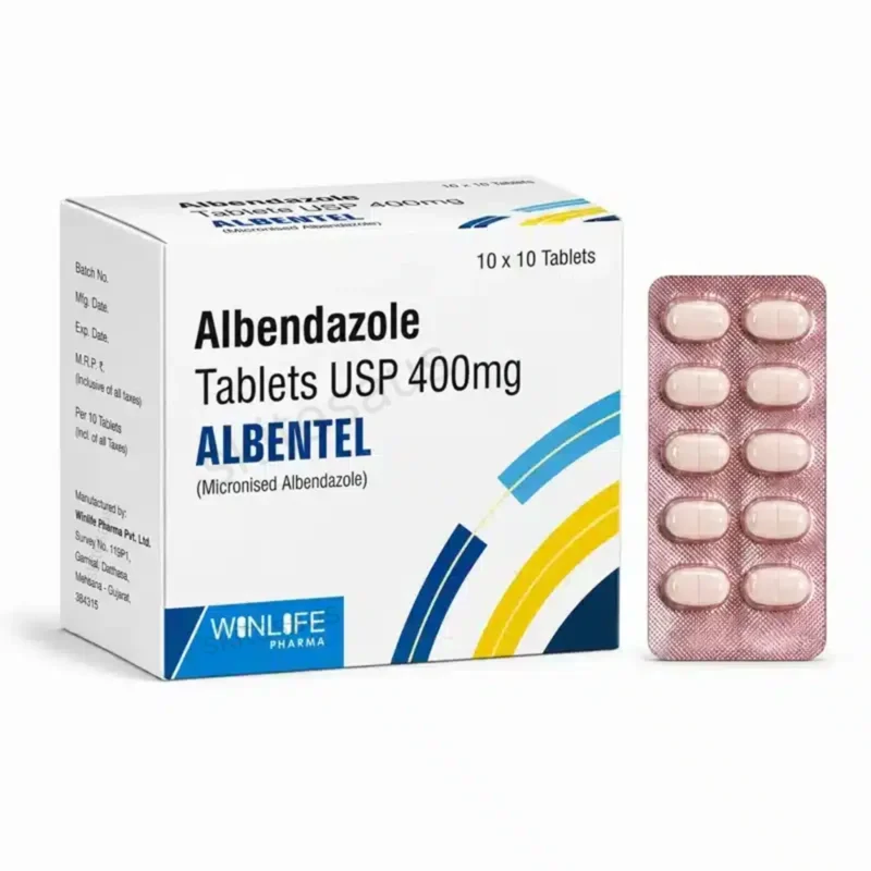 Albendazole Tablets USP 400mg (Albentel)